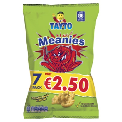 Picture of Tayto Meanies 7pk 119g PM €2.50  x12